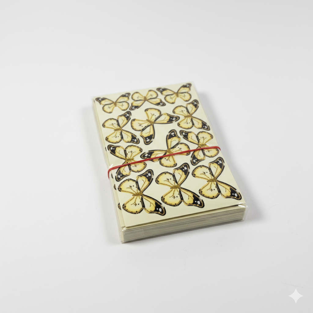 Cake Decoration: TPR234 3D Glitter Butterfly Decal/Stickers