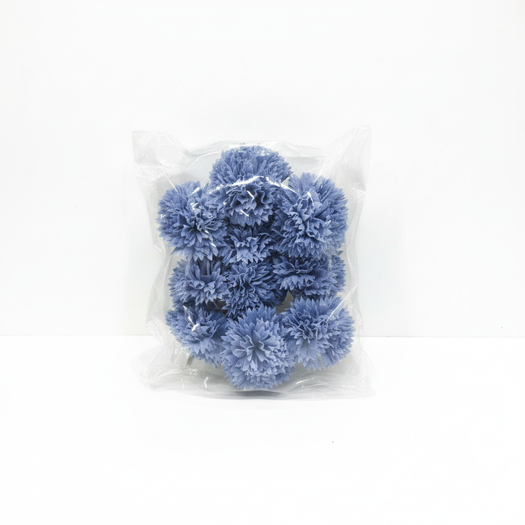 Premium Fluffy Artificial Flower Heads - (Pack Of 10) AF012
