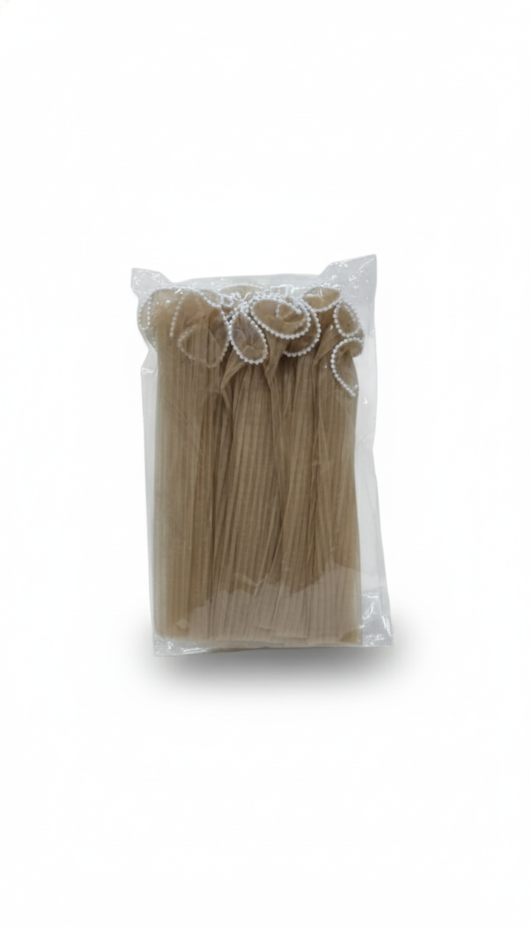 🎀 Elegant Pleated Tulle Fabric Roll (3 Meter) with Pearl Trim  TPR232