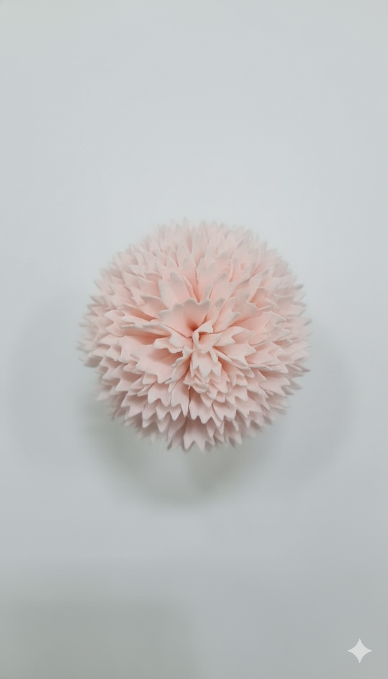 Premium Fluffy Artificial Flower Heads - (Pack Of 10) AF012