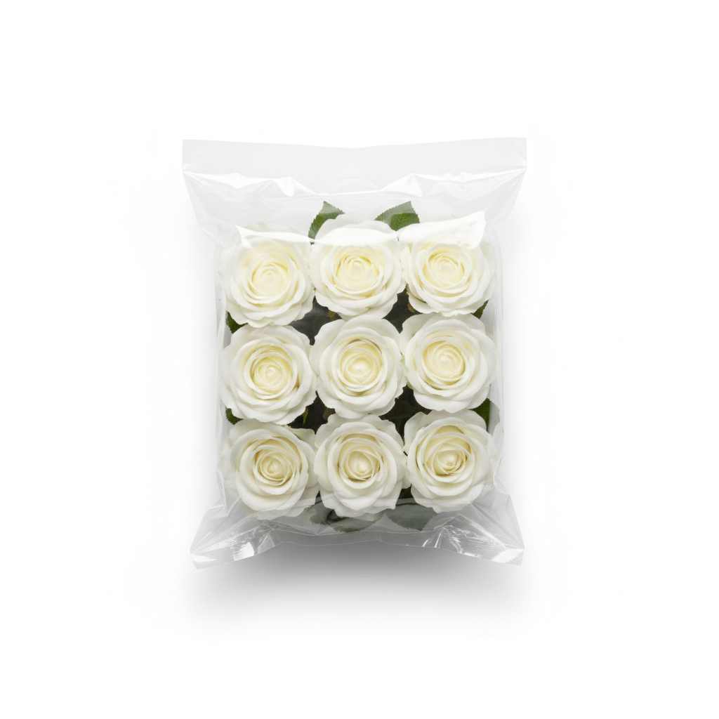 Classic Artificial Foam Rose Flower Heads - (Pack Of 10) AF013