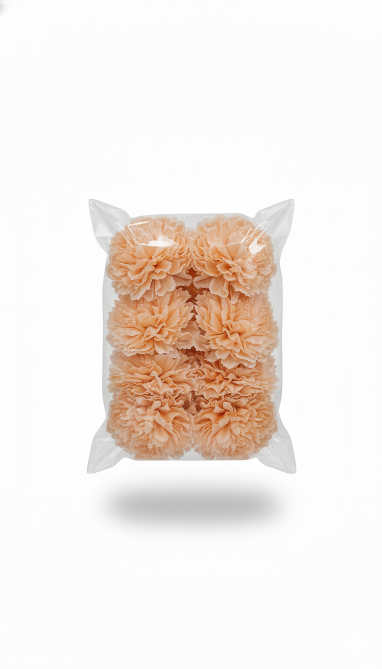 Premium Fluffy Artificial Flower Heads - (Pack Of 10) AF012