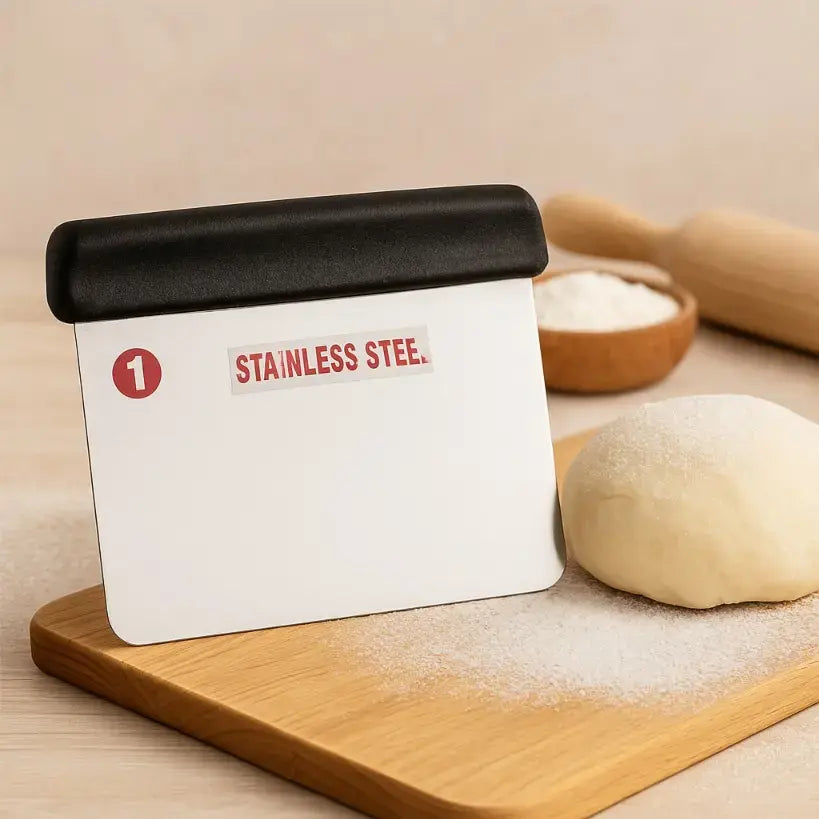 Stainless Steel Dough Scraper with Handle 5 inches | BT277