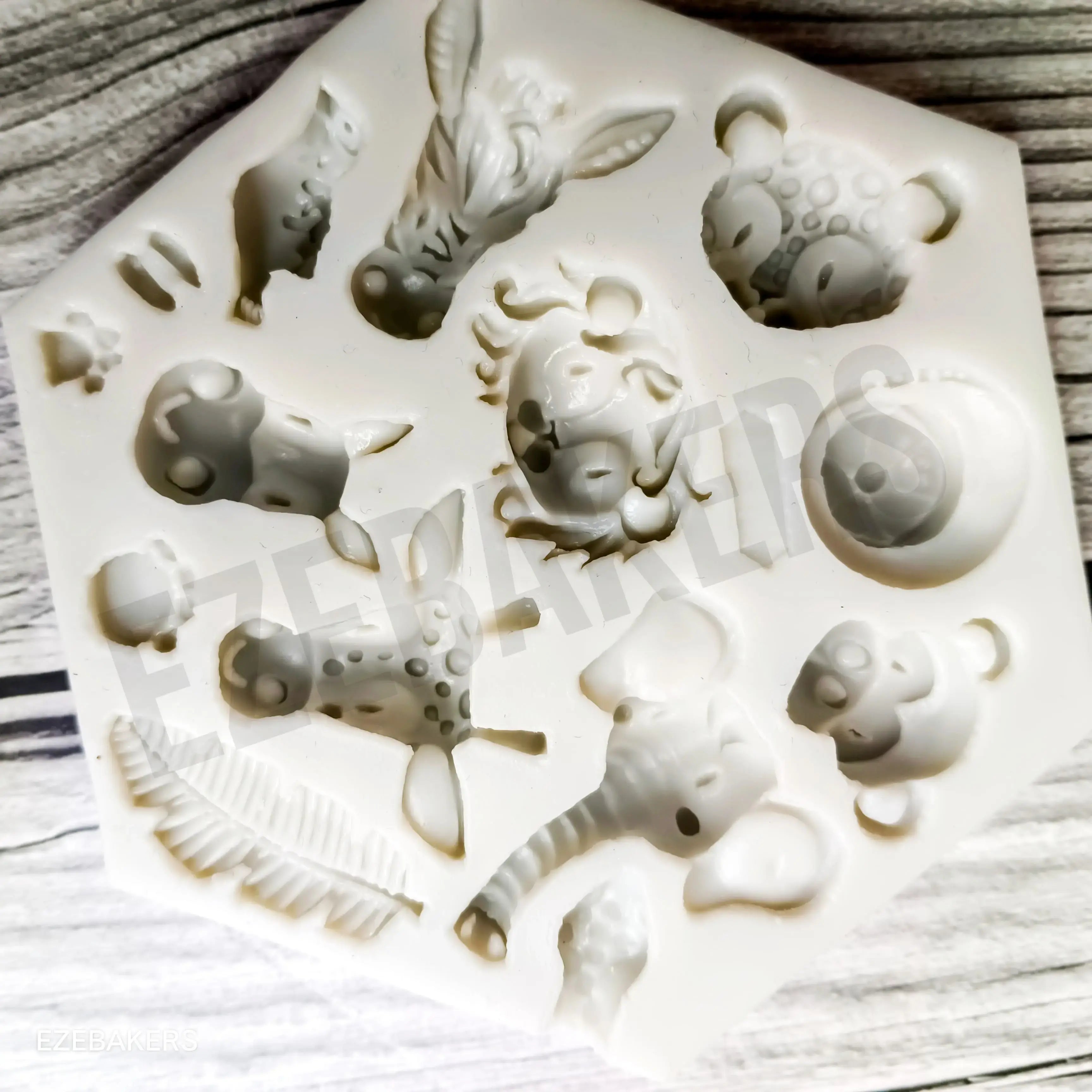 Animal Shape Fondant Mold  FM118