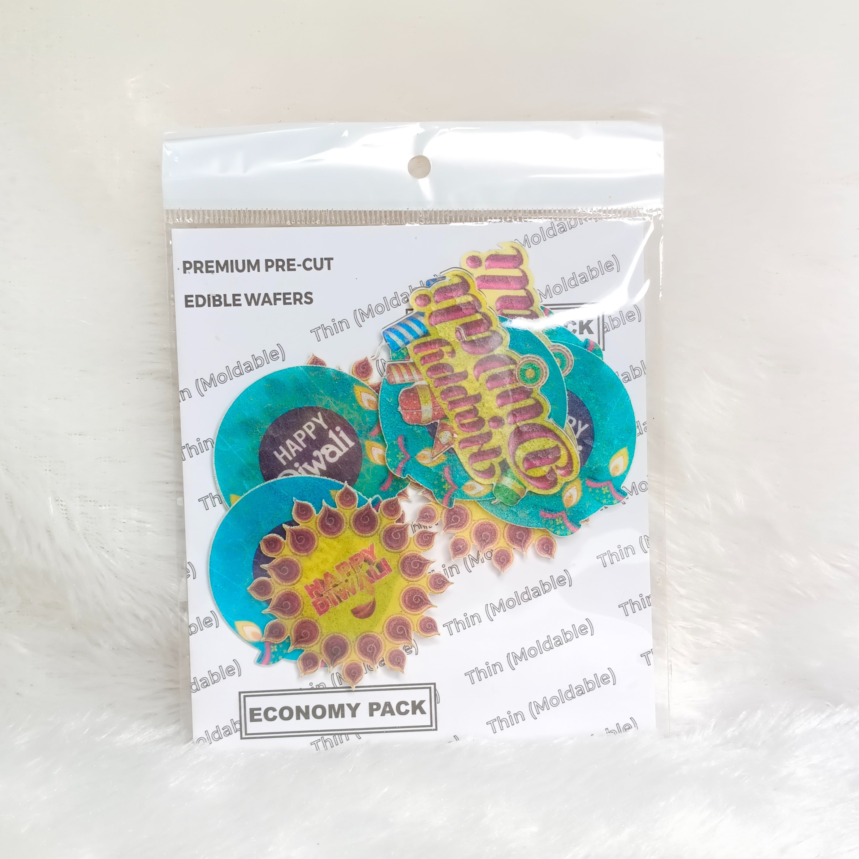 Diwali Edible Theme Topper Pre Cut Wafer Paper High Quality TPR036