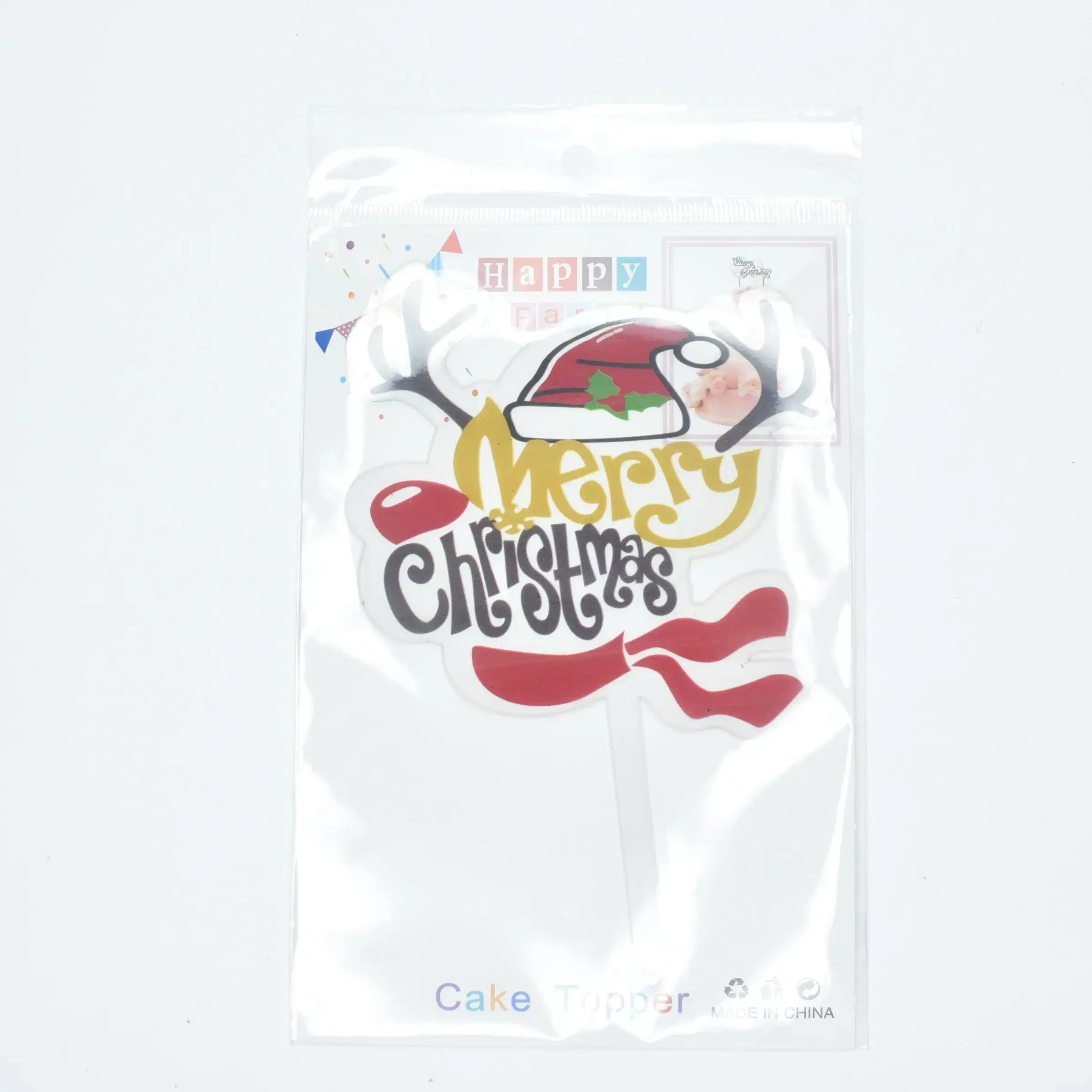 Christmas Themed Cake Topper Design 8  TPR175