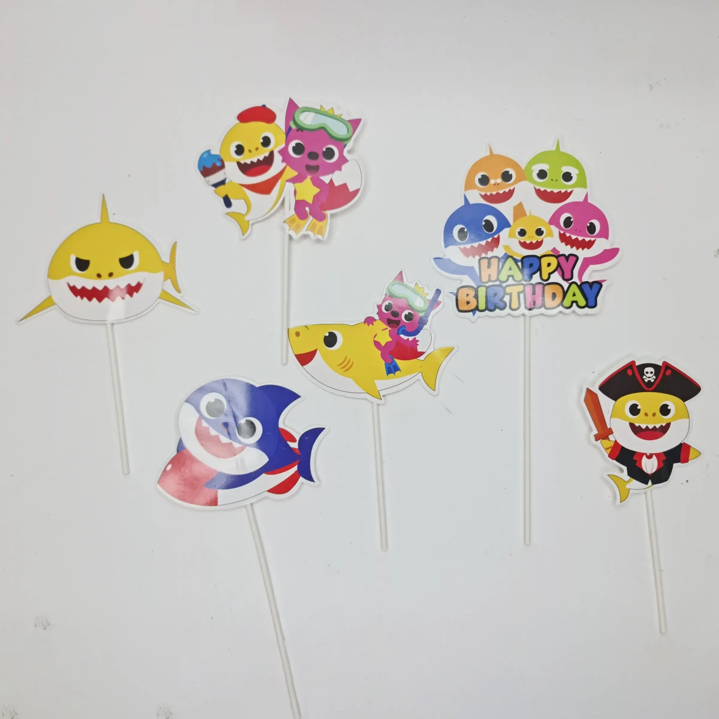 Paper Cartoon Themed Cake Topper (Multiple Designs) TPR005
