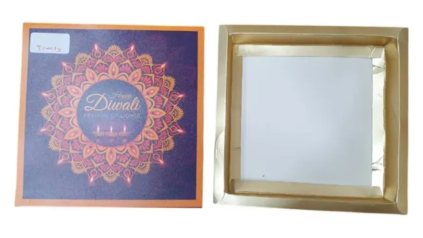 Diwali Chocolate Box – 9 Cavity Design | CB031