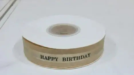 TPR233 Printed Happy Birthday Ribbon (45 meter) Gift Wrapping Supply