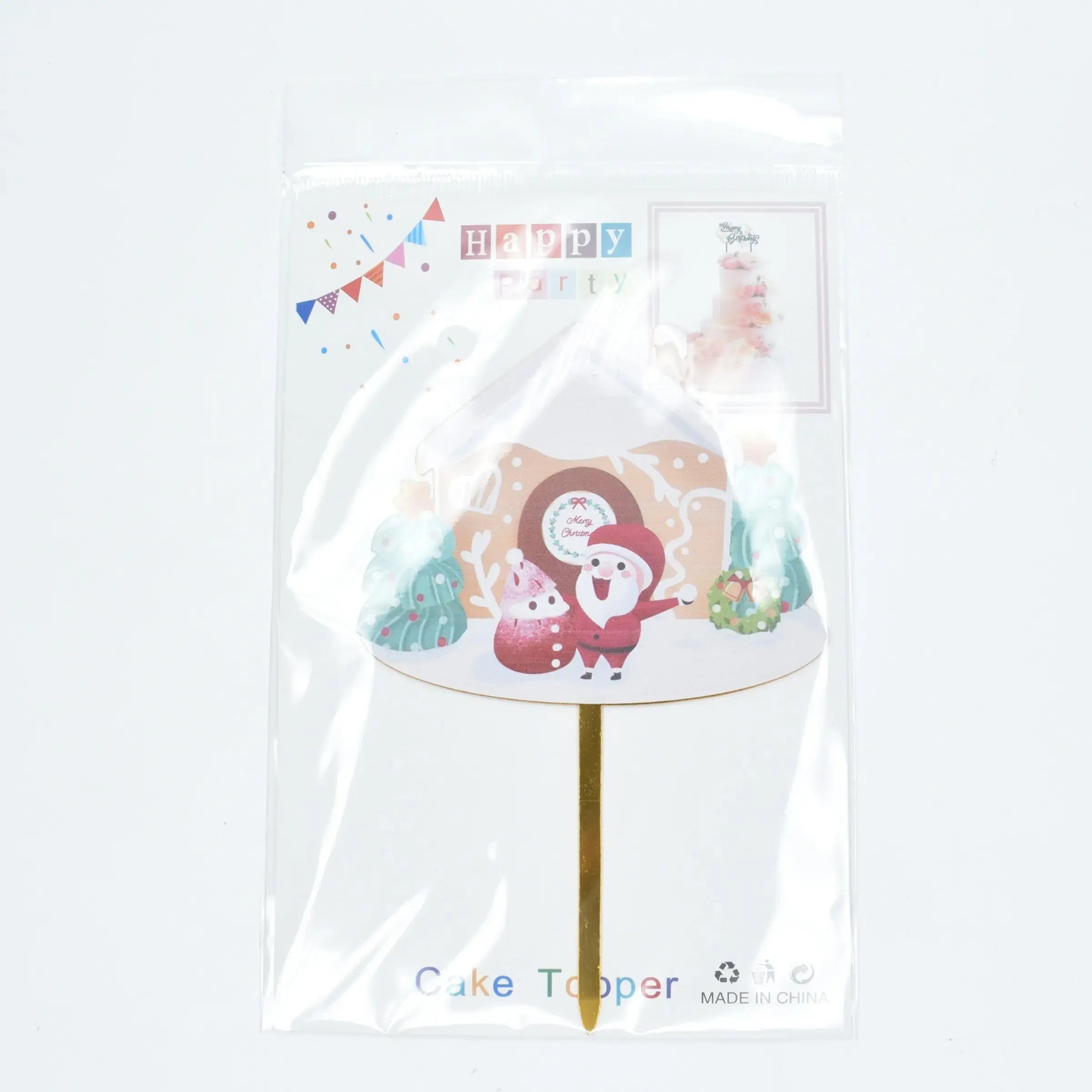 Christmas Themed Cake Topper Design 6  TPR173