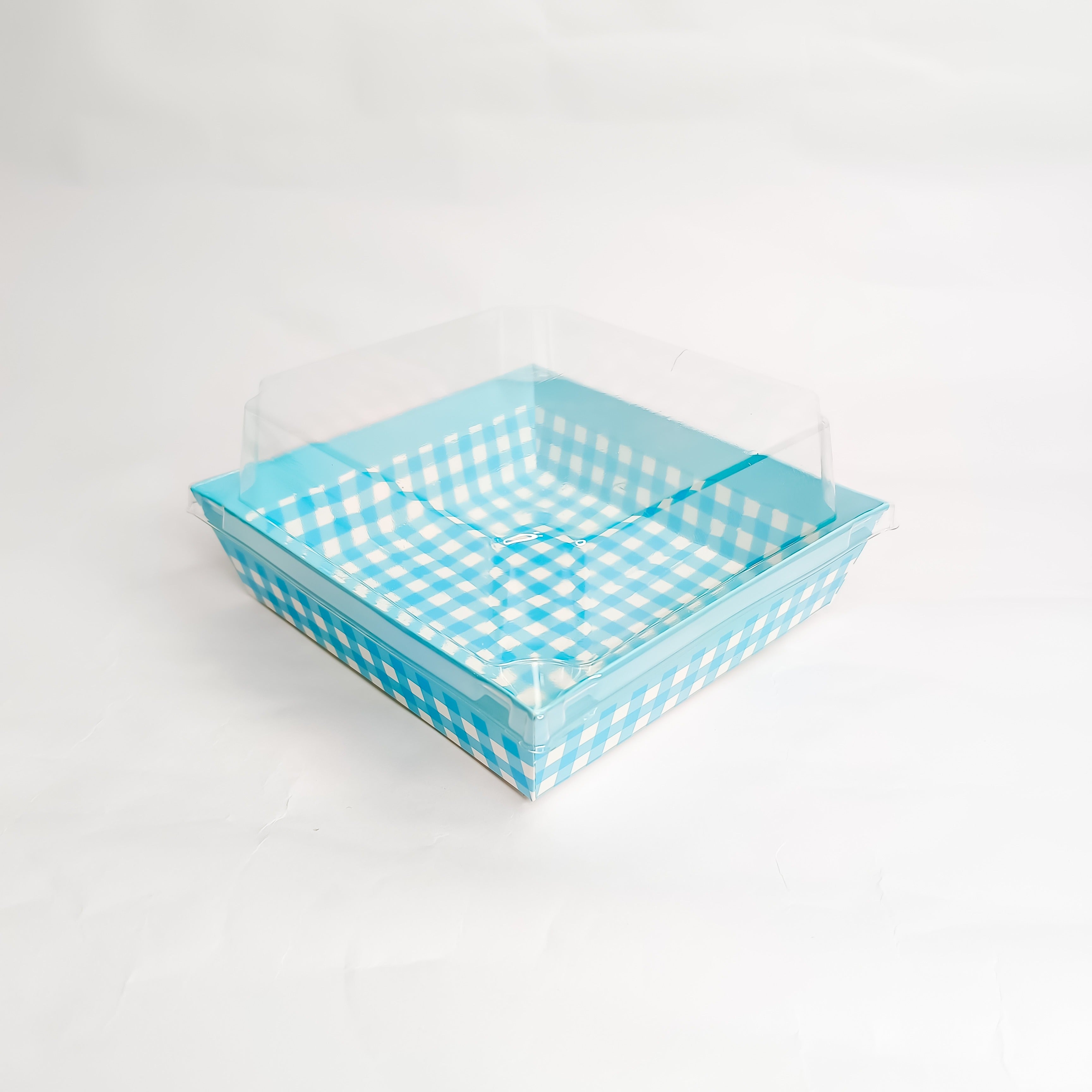 Square Loaf Liners with Clear Lids – Pack of 50 | CL024
