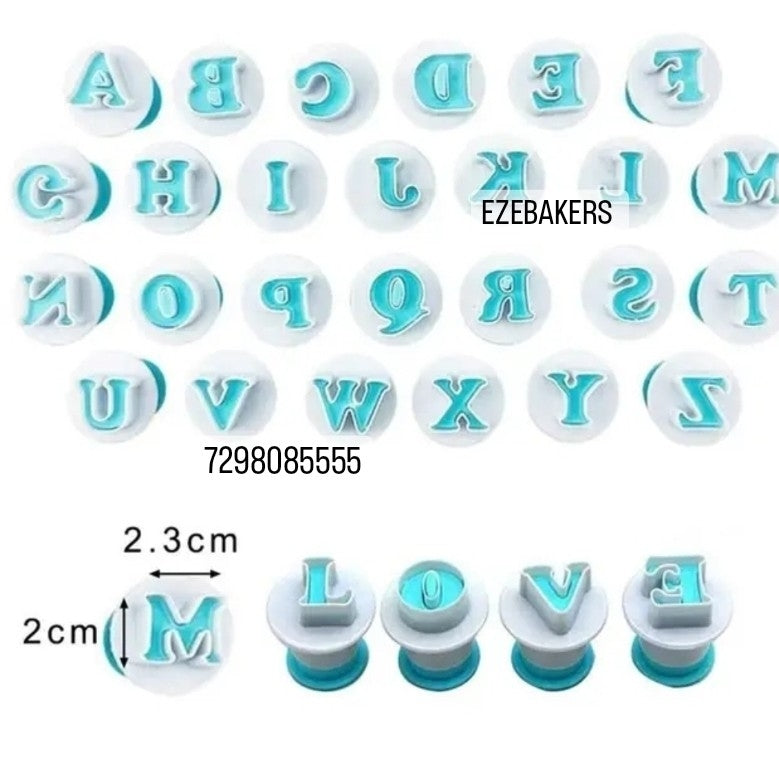 Uppercase Alphabet Plunger CT055