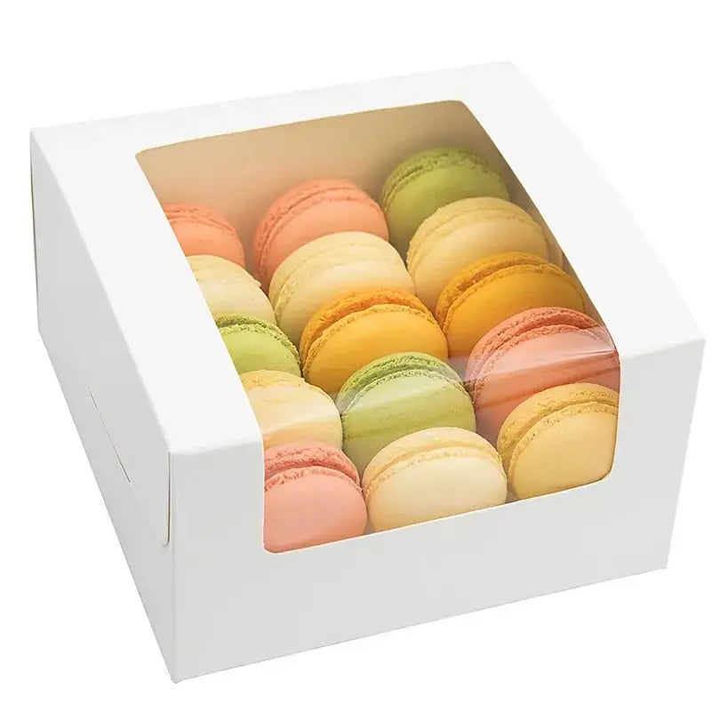 Tall White Window Cake Box – 3 Sizes Available | CB019 | Pack Of 10