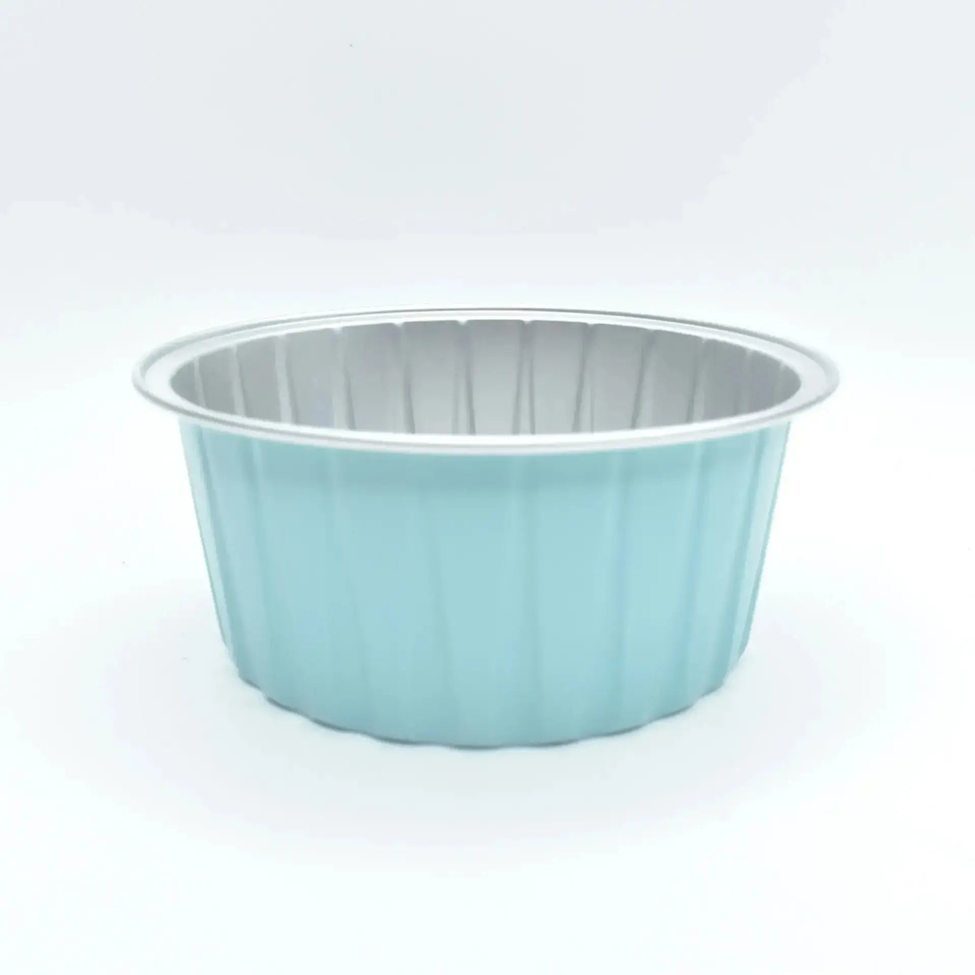 2603-19 CL079 Multicolour Round Foil Containers With Lid 10 Piece Pack