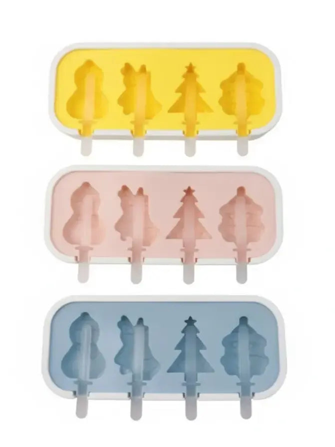 Christmas Silicone Ice Cream & Chocolate Popsicle Mold – CM233