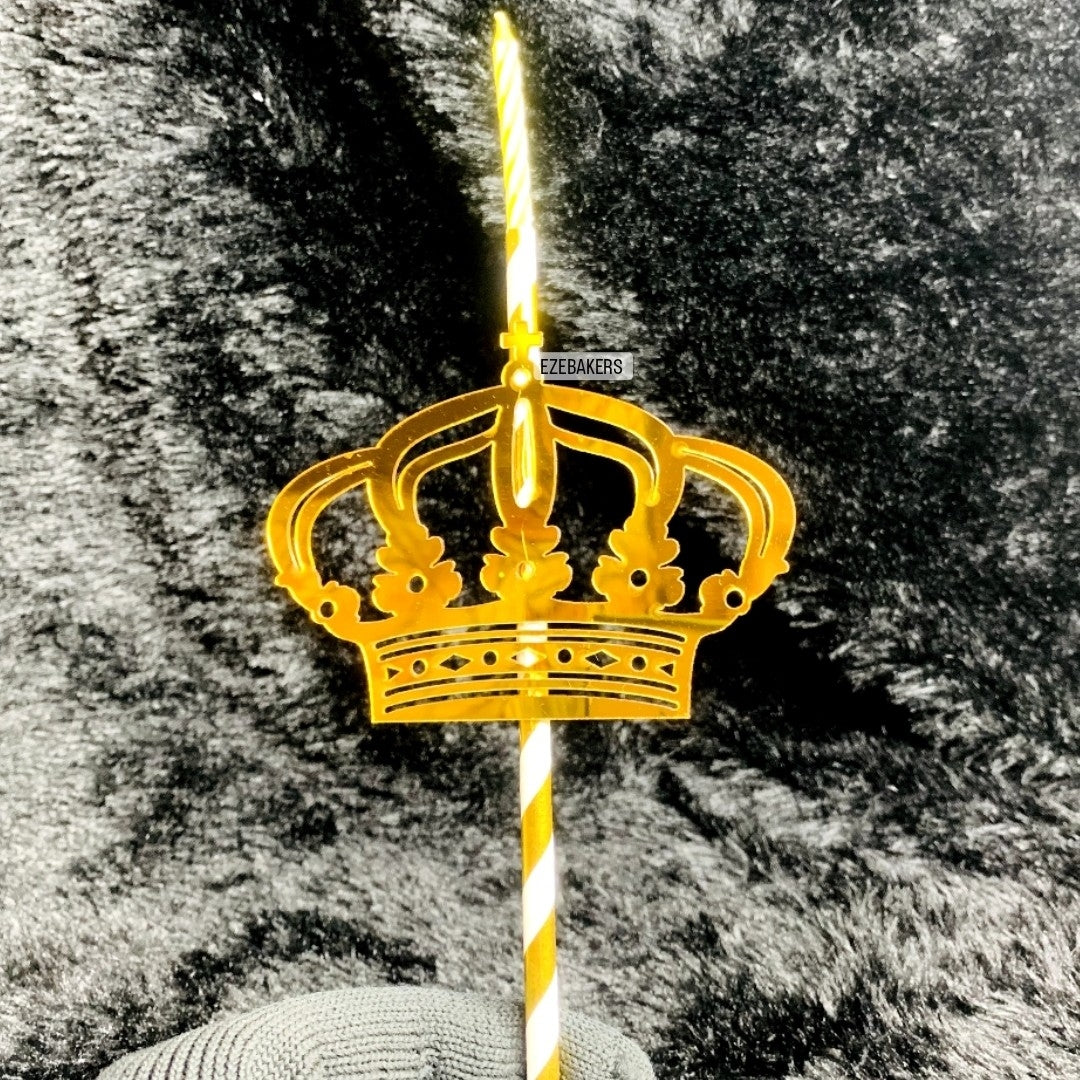 Happy Birthday Topper With Candle TPR044