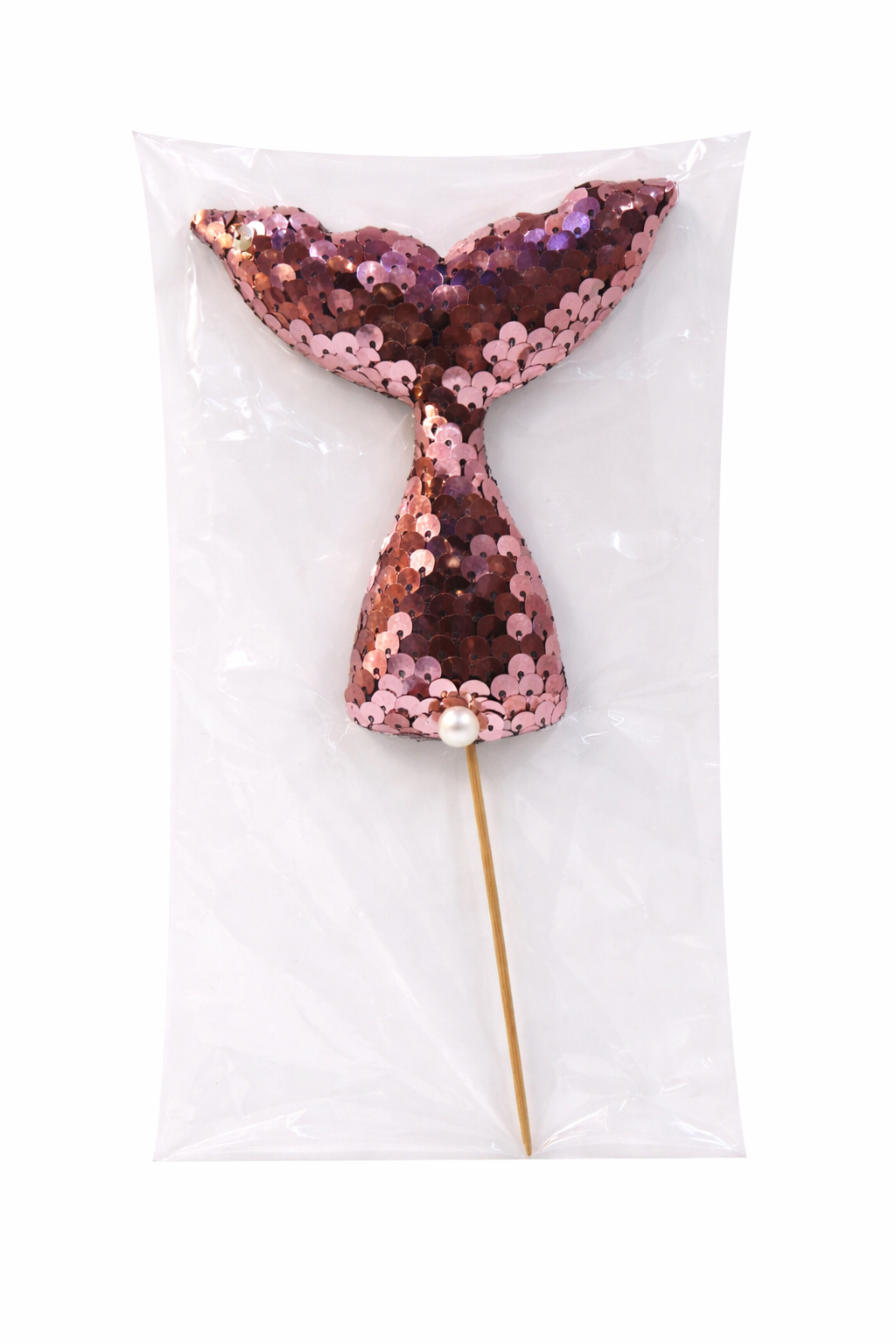 Mermaid Tail Cake Topper Set – Sequin Assorted Colors | TPR013