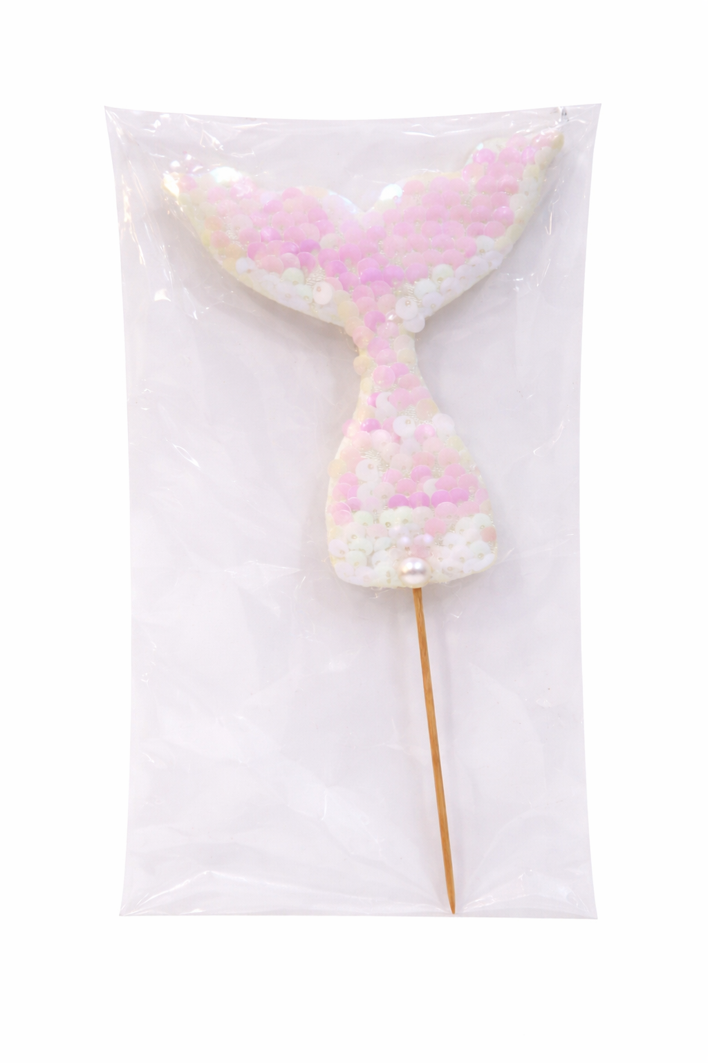 Mermaid Tail Cake Topper Set – Sequin Assorted Colors | TPR013