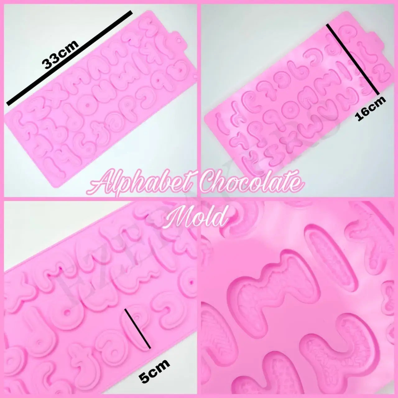 Lowercase Alphabet Silicon Mould CM176