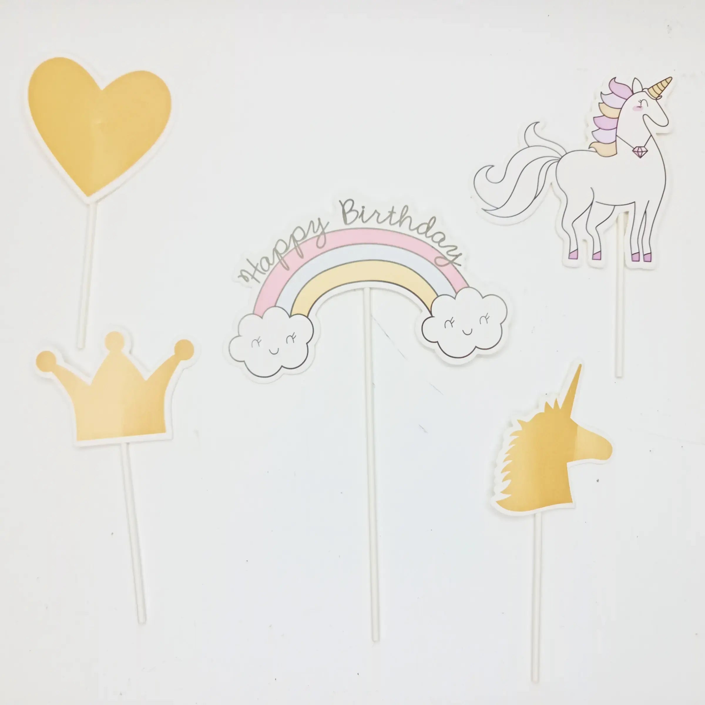 Paper Cartoon Themed Cake Topper (Multiple Designs) TPR005