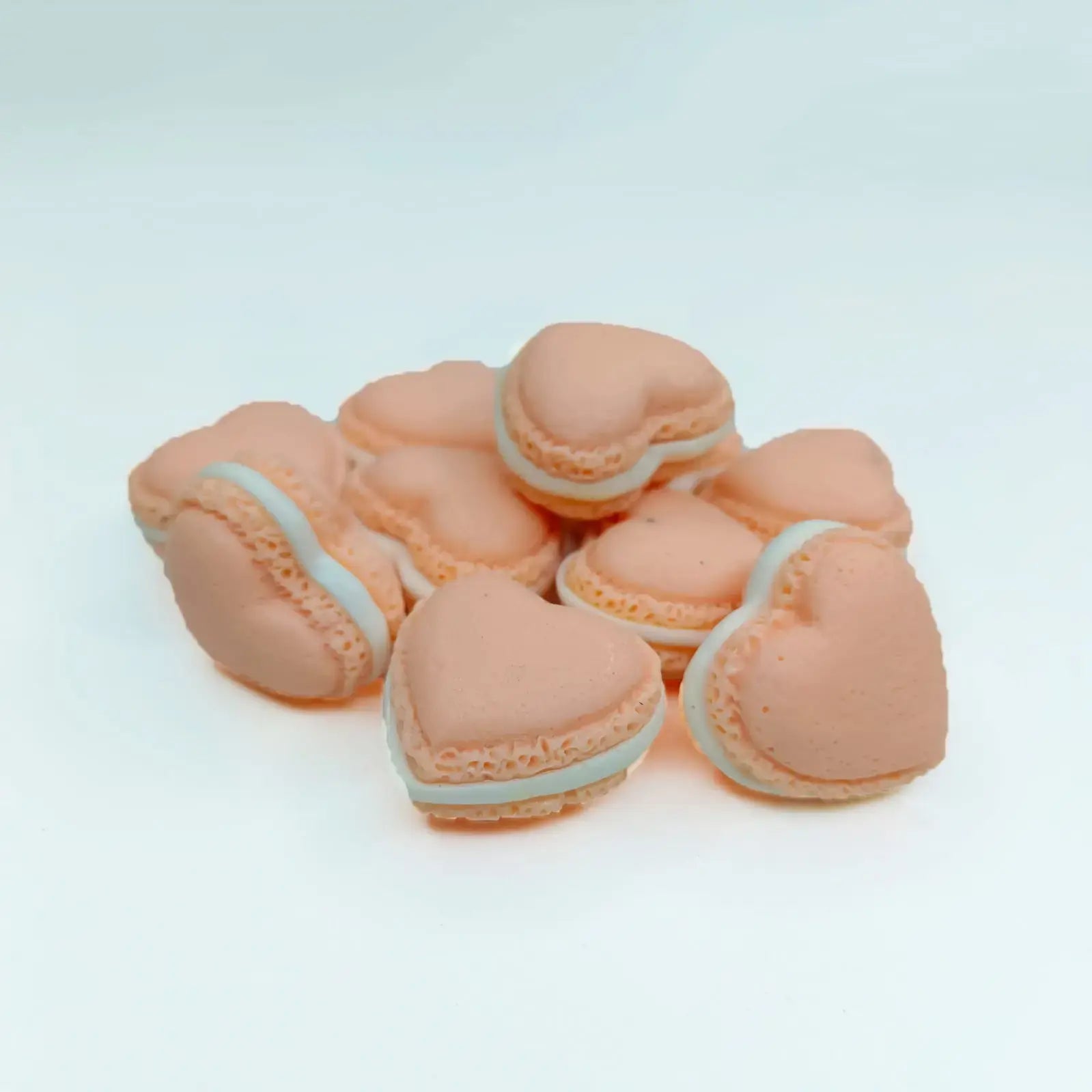 Artificial Heart Macrons (Multiple Colors) 10-Piece Packet TPR120