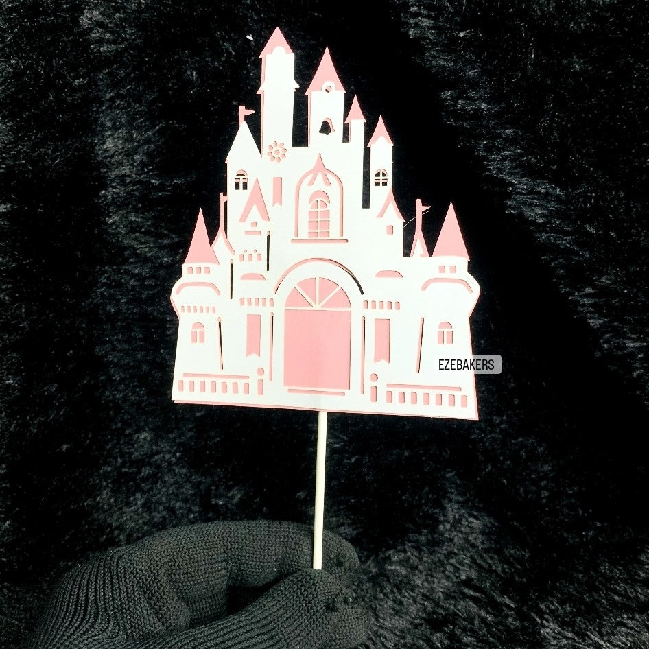 Beautiful Castle Cake Topper  TPR214