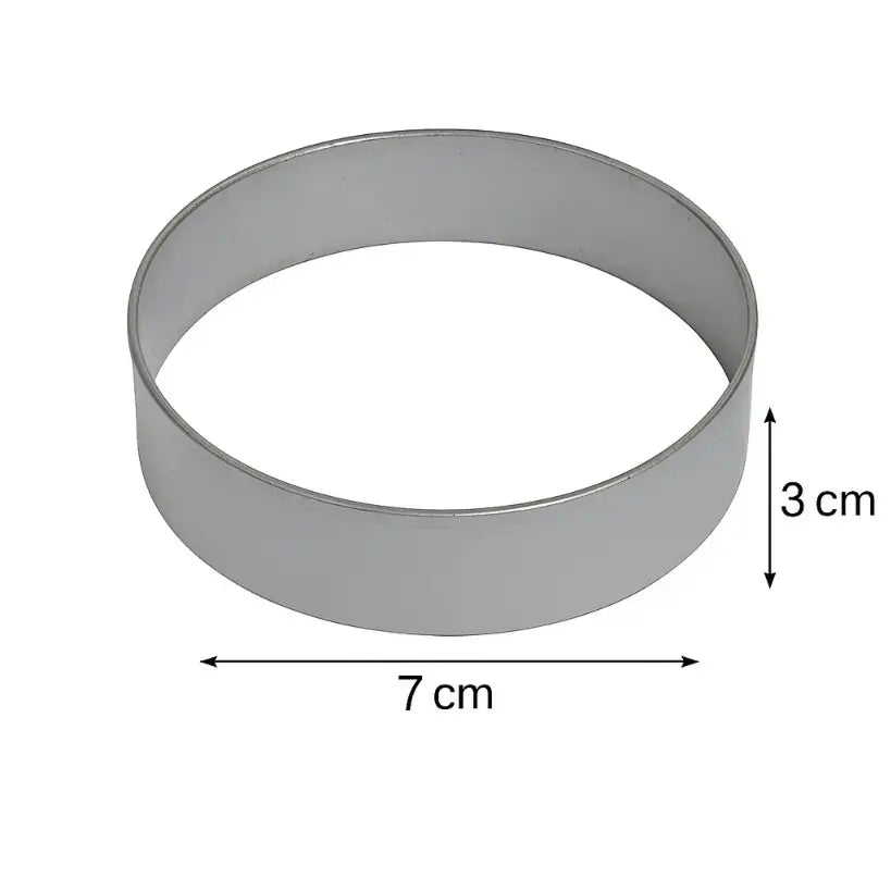 Round Cake Ring Molds – Stainless Steel Mousse & Dessert Mold (Multiple Designs) | BT253A