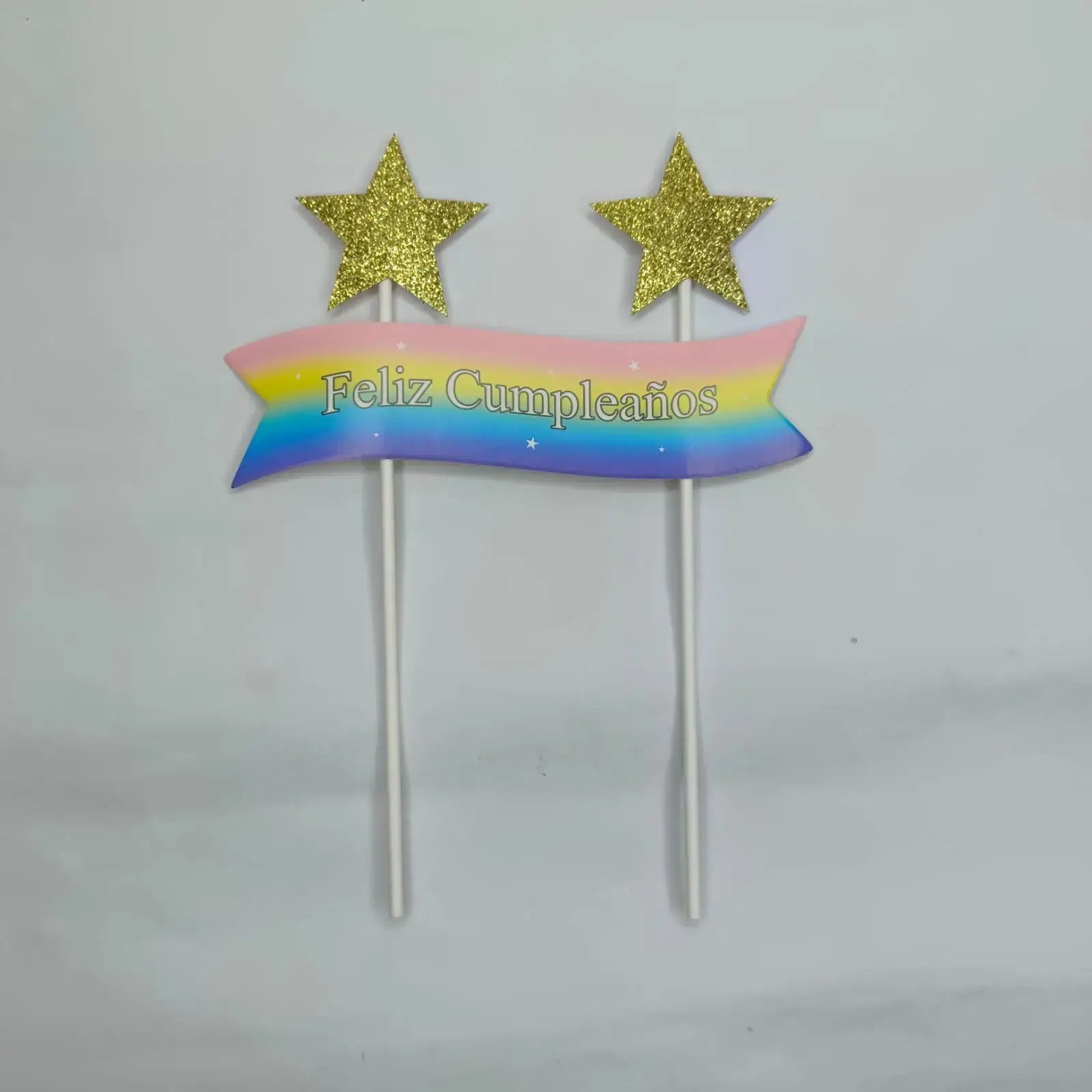 Feliz Cumpleaños Mermaid & Stars Cake Toppers  TPR091