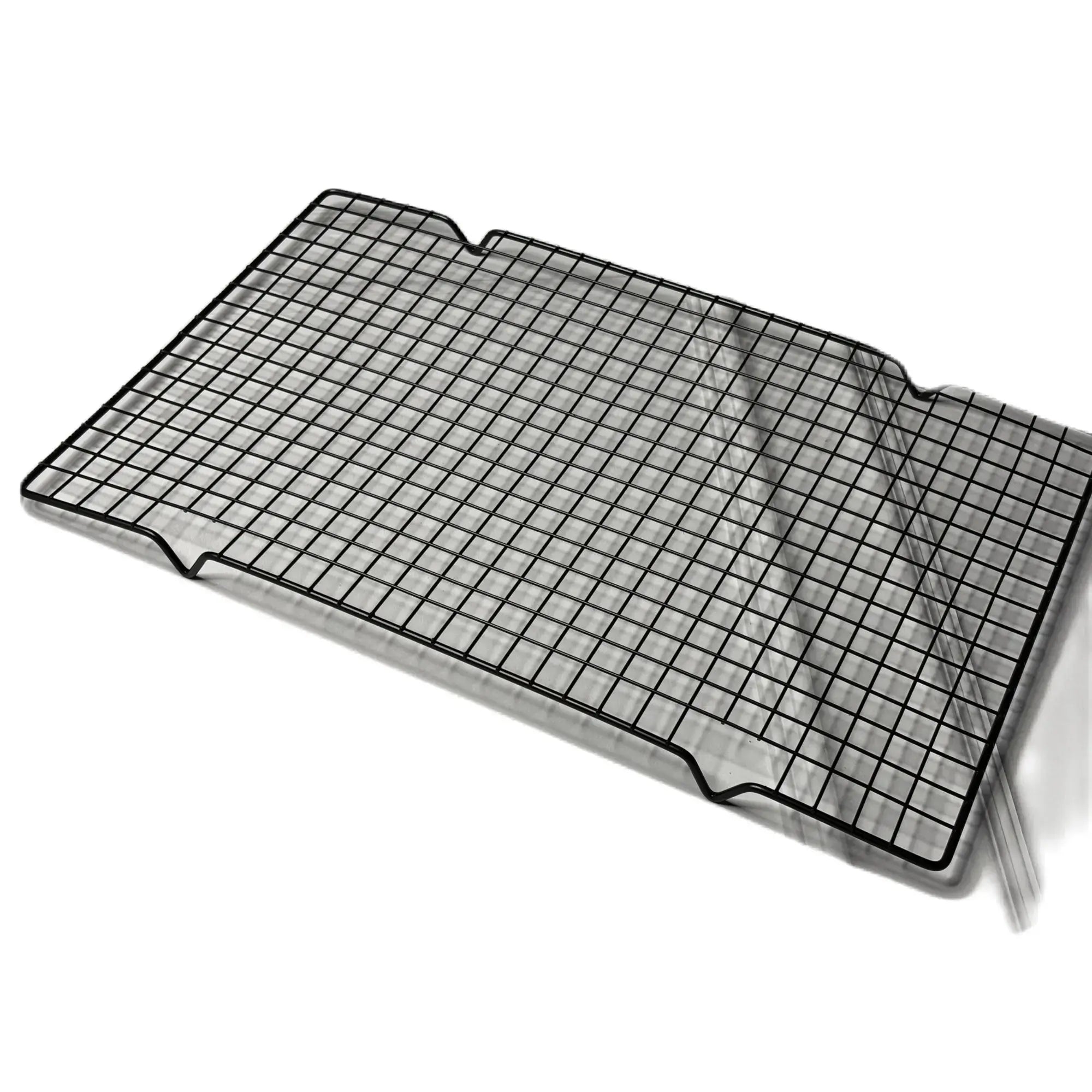Grid cooling rack on a white background