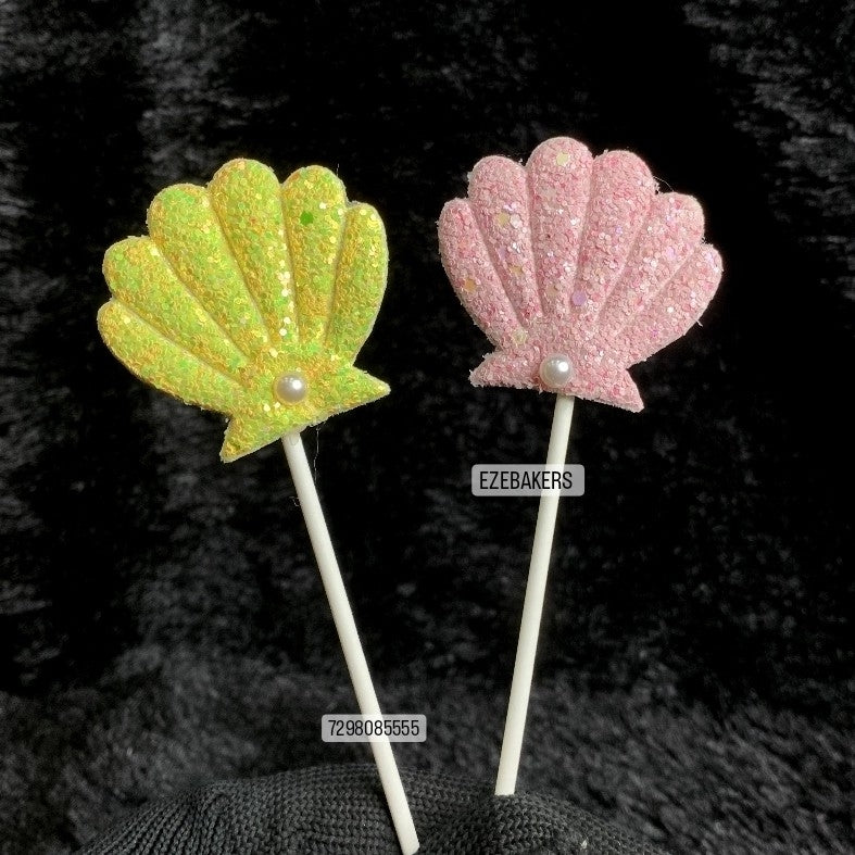 2 Piece Shell Cake Topper TPR225