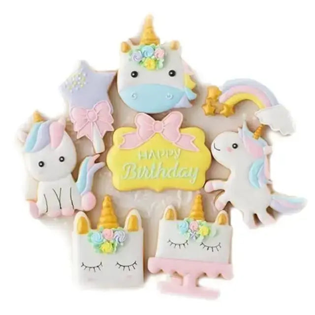 8 Pieces Set Unicorn Cookie Cutter  CT109