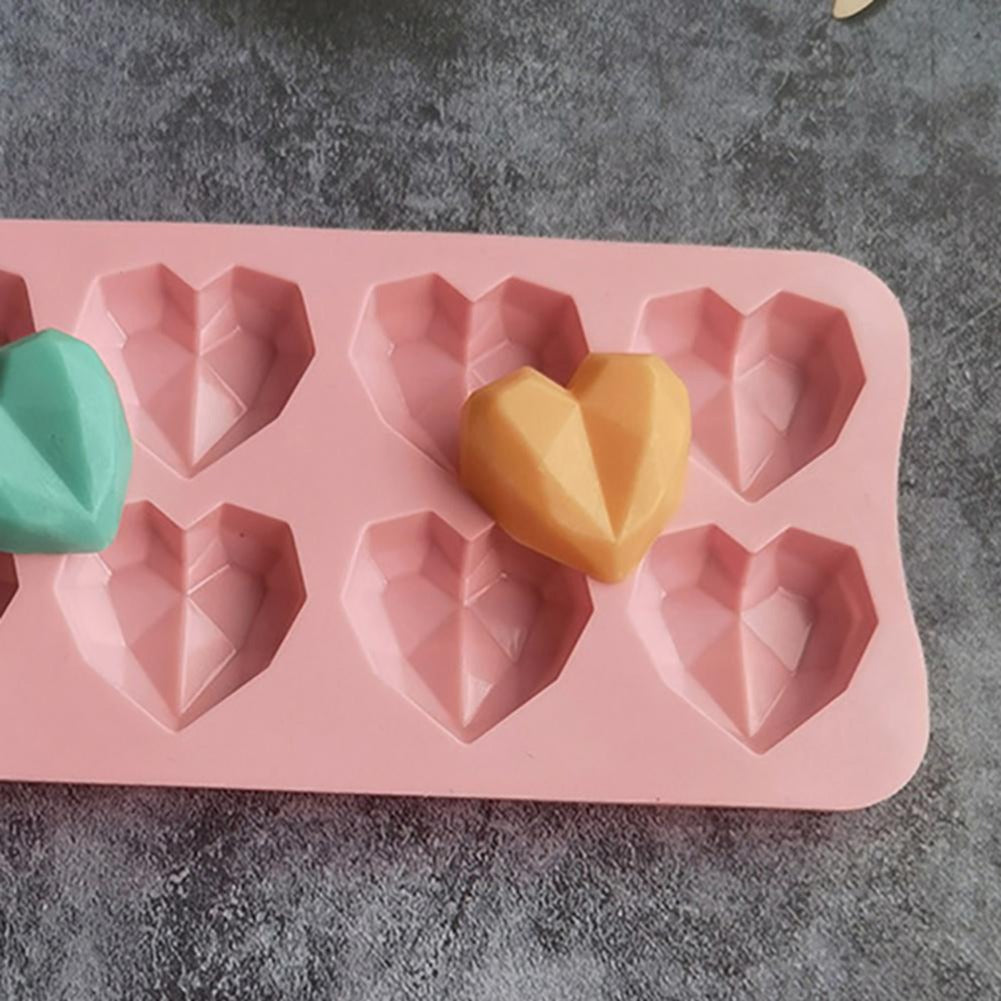 8 in 1 3D Stitched Heart Mold for Chocolate  CM079