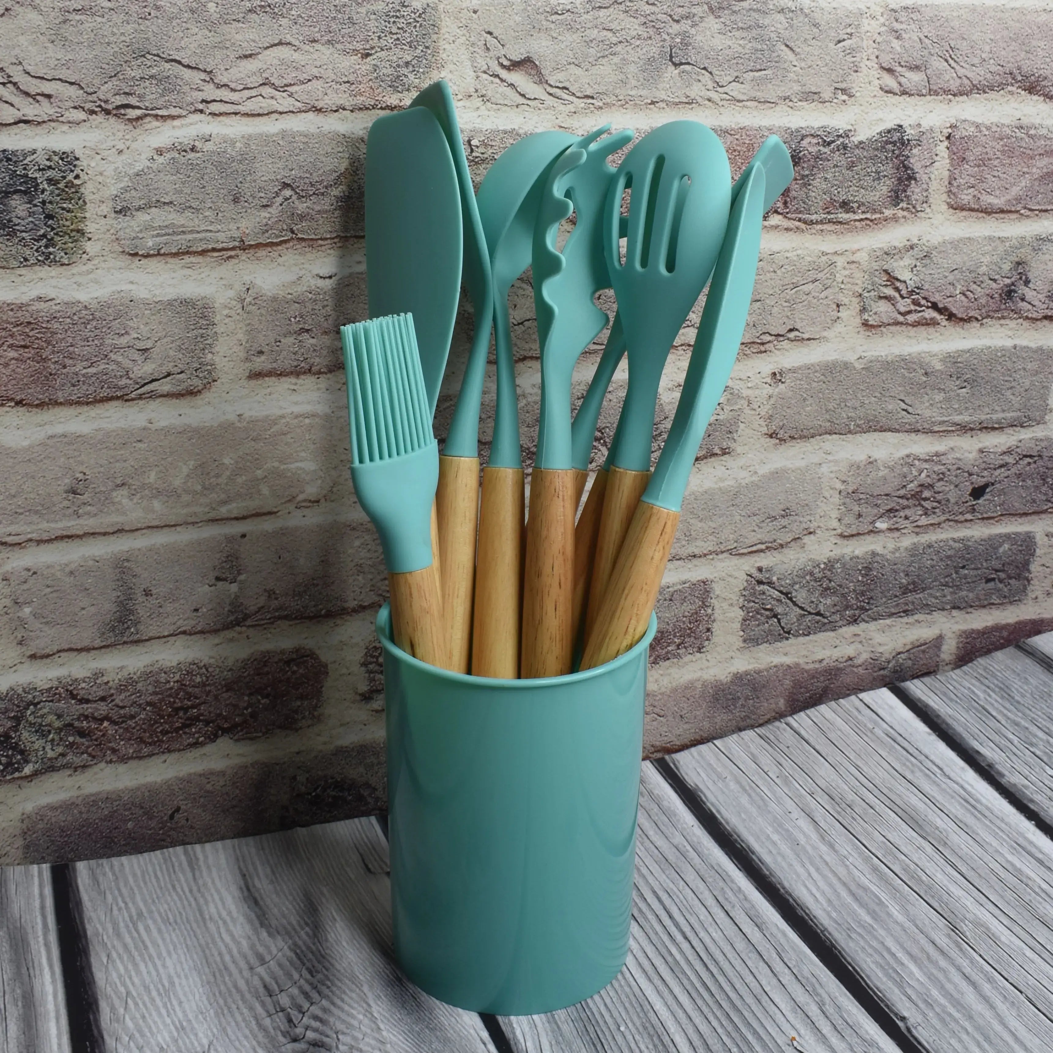 10 Pcs Silicone Kitchen Utensil Set Cooking BT177
