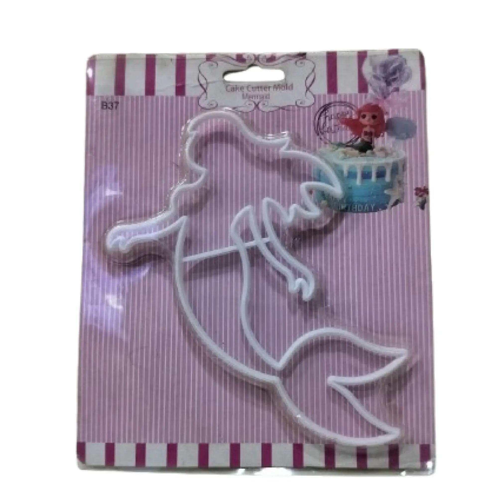 Big Mermaid Fondant Cutter – Ocean Theme Fondant & Cookie Shaper CT169