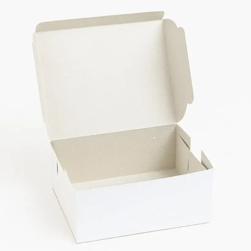 Plain White Cake Box – Small & Big Sizes | CB005 | (Pack Of 10)