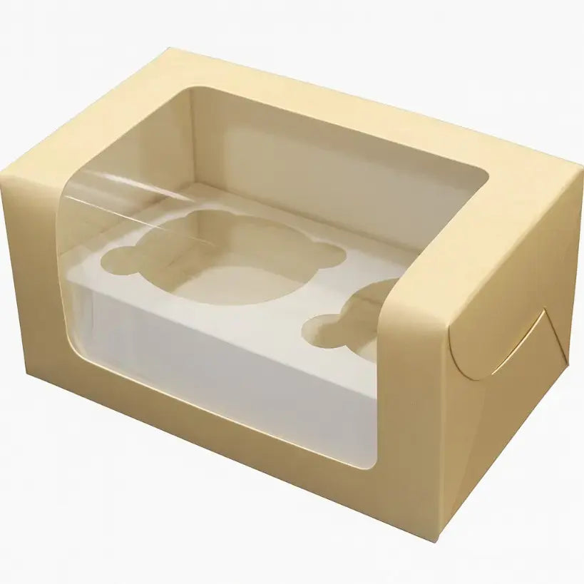 Window Bakery Box Set with Cavity Inserts – 5 Sizes | 50 Pieces packet