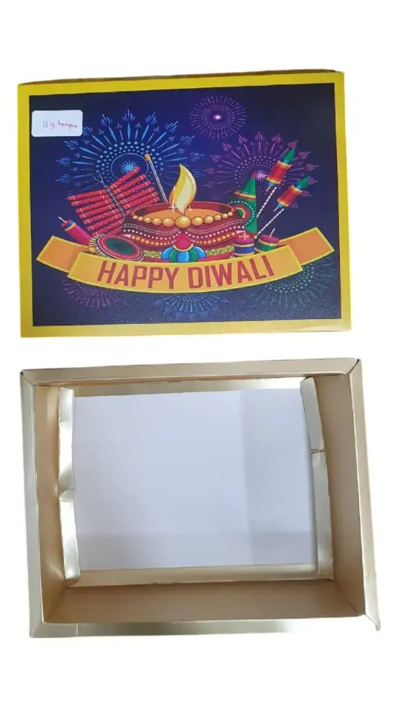 Big Diwali Hamper Boxes – 9 x 7 x 3 Inches | Pack of 10 | CB033