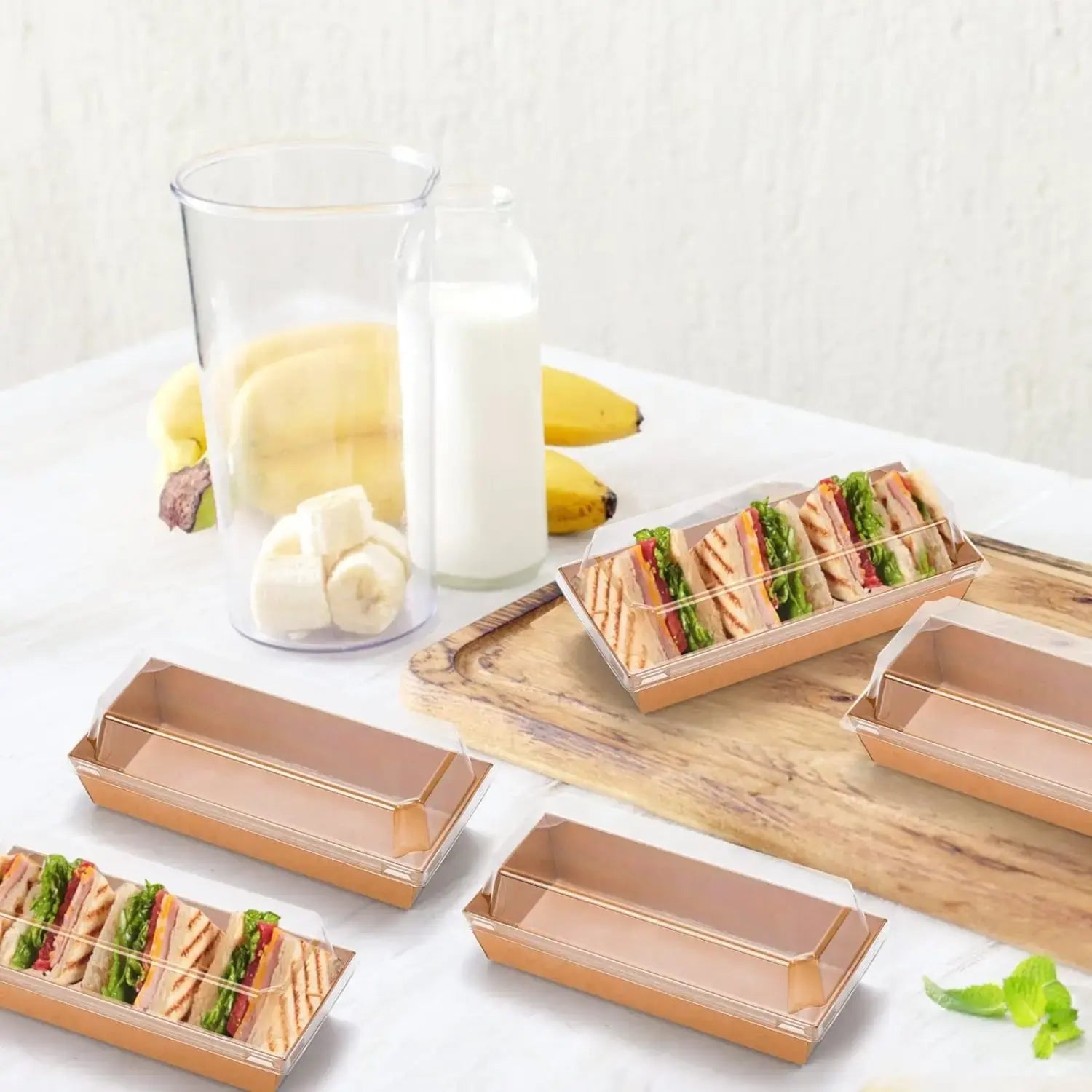 Loaf mold Liner With Lid | (Pack Of 10PCS) | CL051