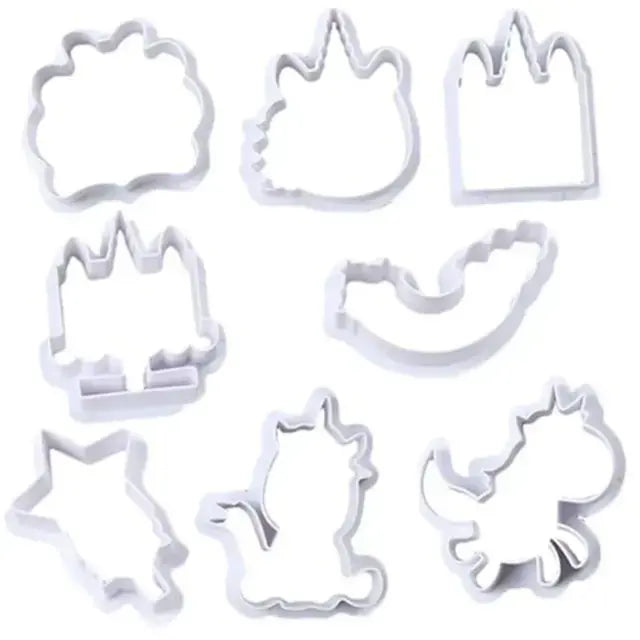 8 Pieces Set Unicorn Cookie Cutter  CT109