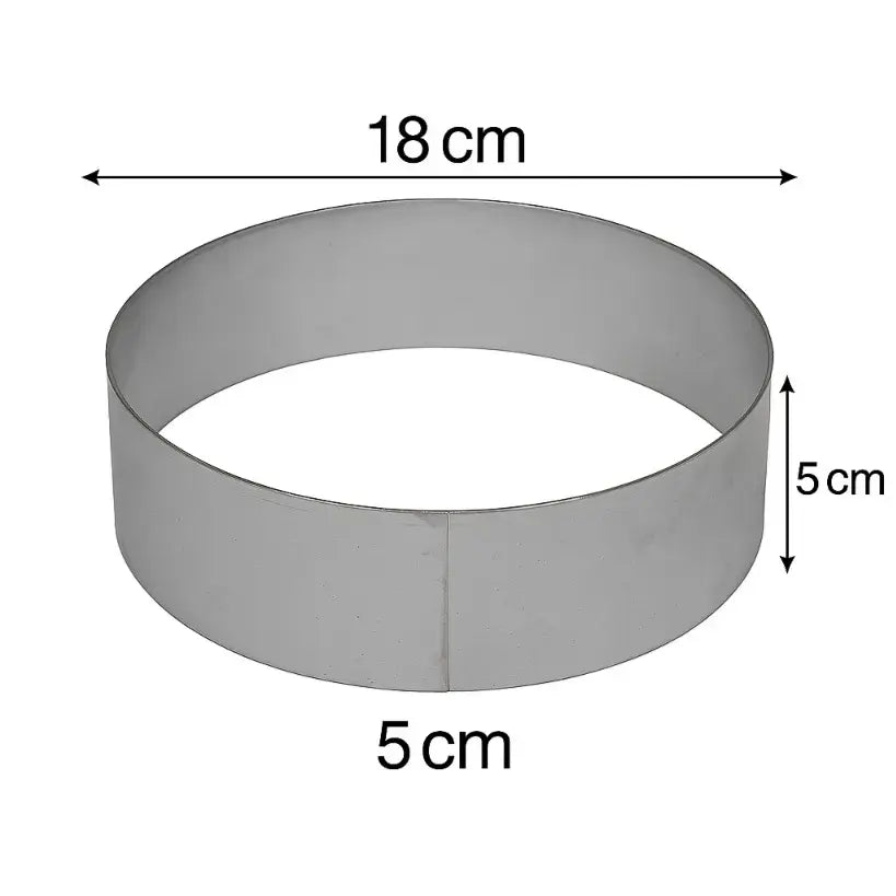 Round Cake Ring Molds – Stainless Steel Mousse & Dessert Mold (Multiple Designs) | BT253A