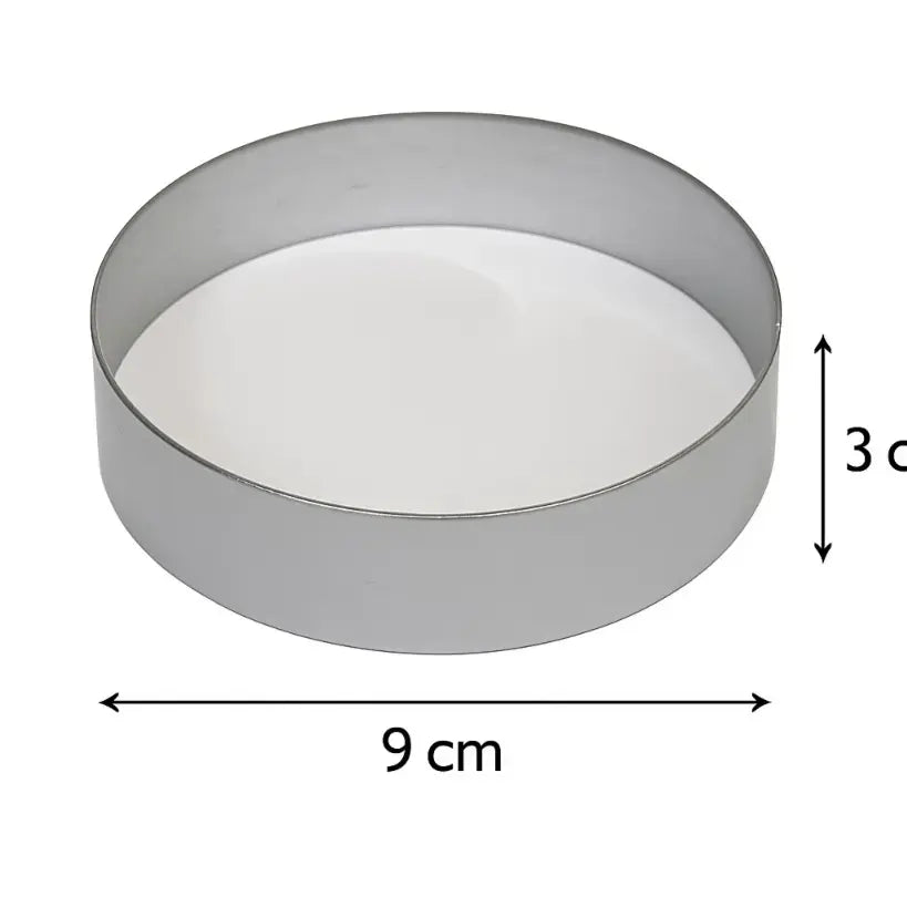 Round Cake Ring Molds – Stainless Steel Mousse & Dessert Mold (Multiple Designs) | BT253A