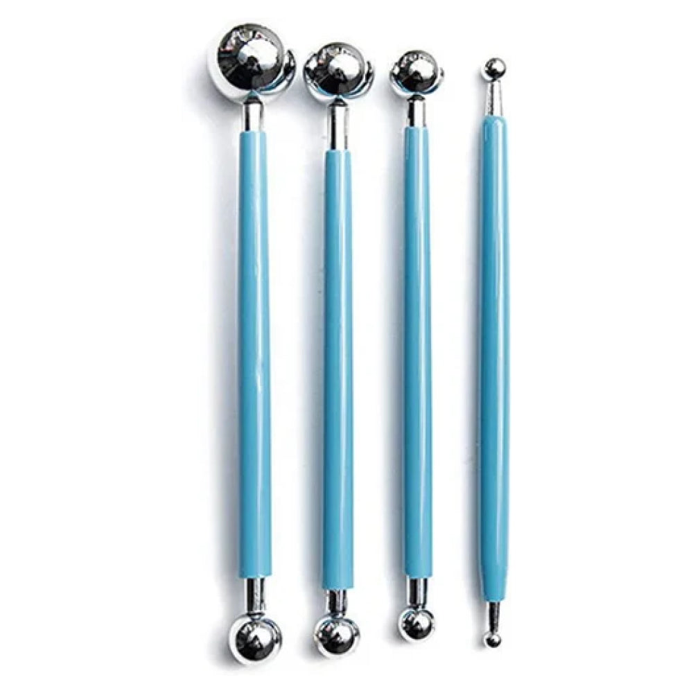 Steel Ball Tool 4 Pieces displayed on a white background for a clear view of all tools in the set.