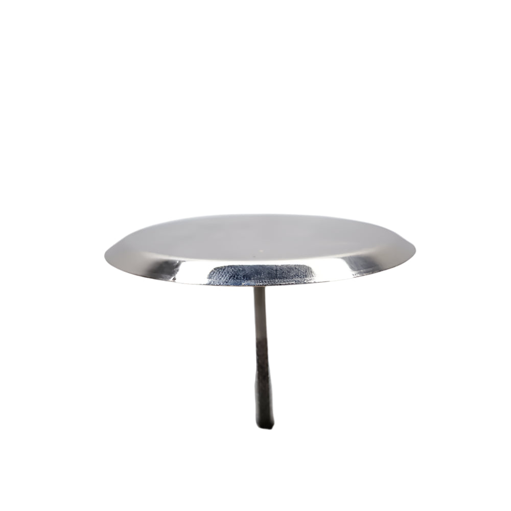 Steel Rose Nail displayed on a white background, showcasing its durable design.