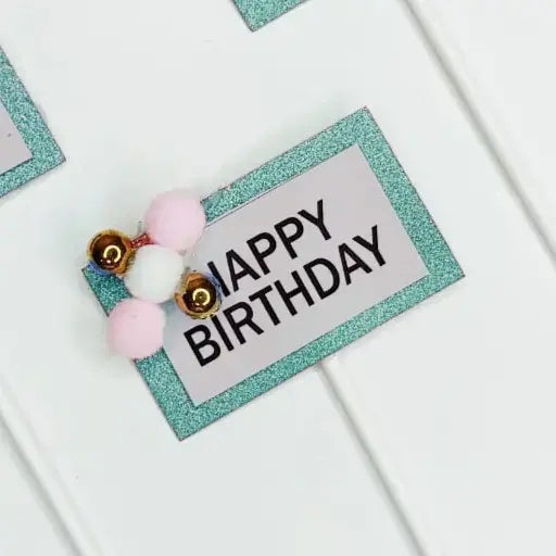3 in 1 Blue/red Happy Birthday Topper TPR059