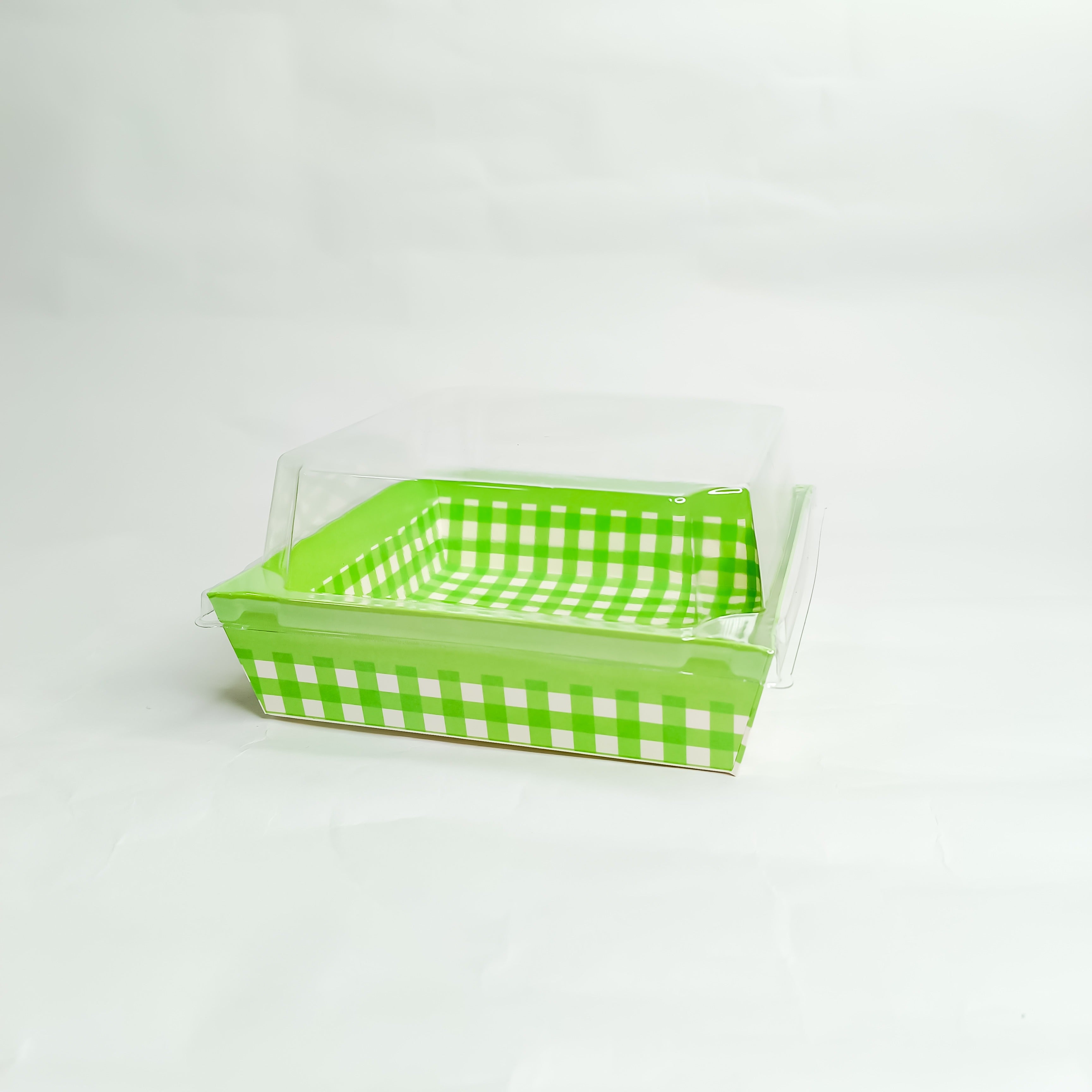 Square Loaf Liners with Clear Lids – Pack of 50 | CL024