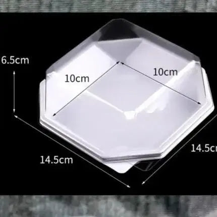 Pastry cake Plastic Containers 10 Piece CL039
