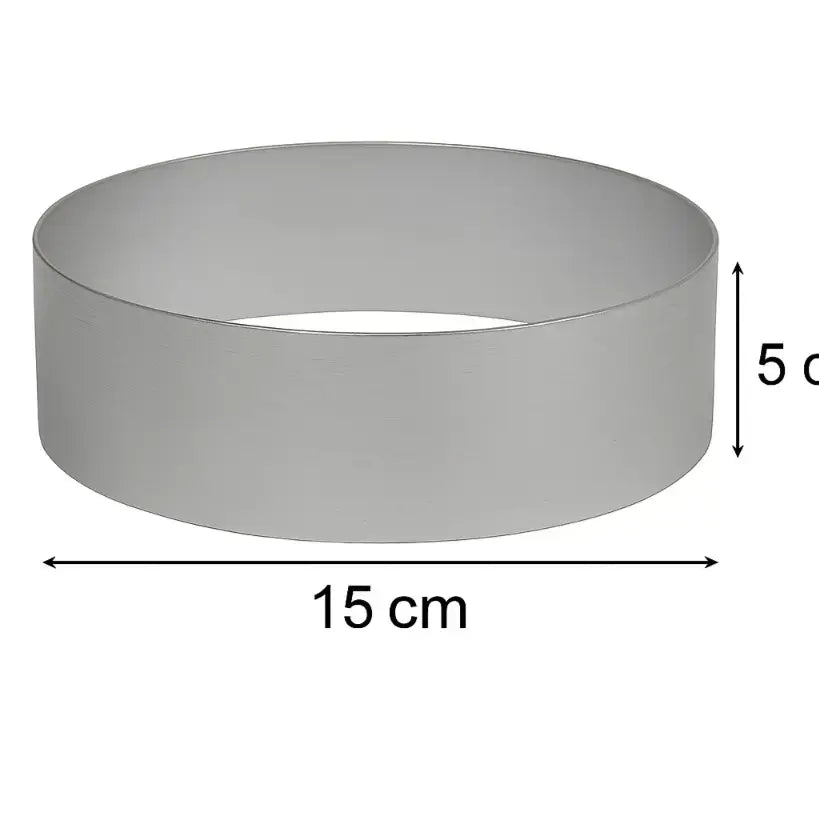 Round Cake Ring Molds – Stainless Steel Mousse & Dessert Mold (Multiple Designs) | BT253A