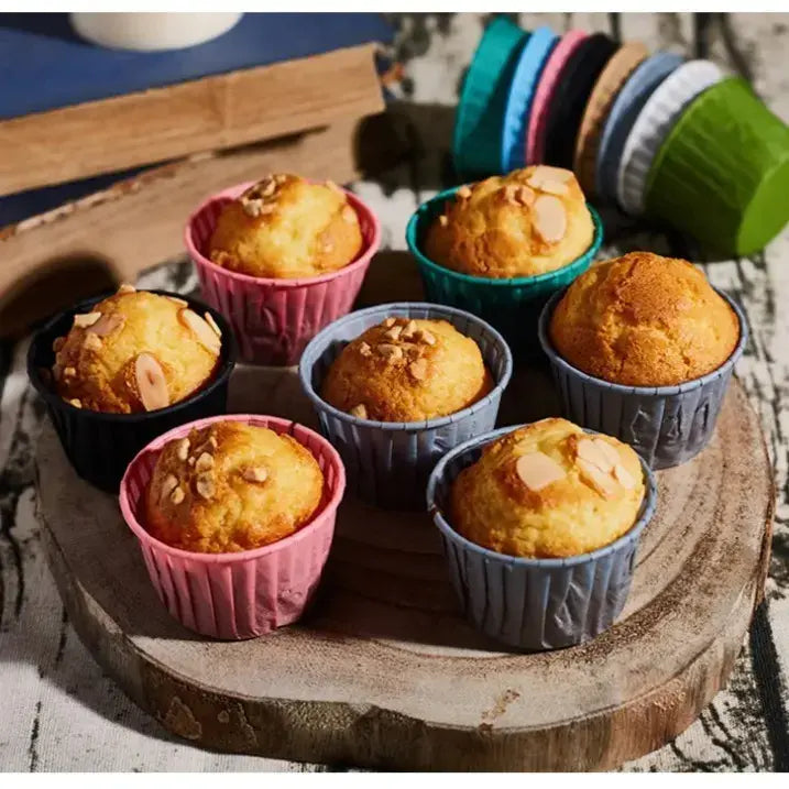 50Pcs Muffin Paper Cupcakes Cups CL018