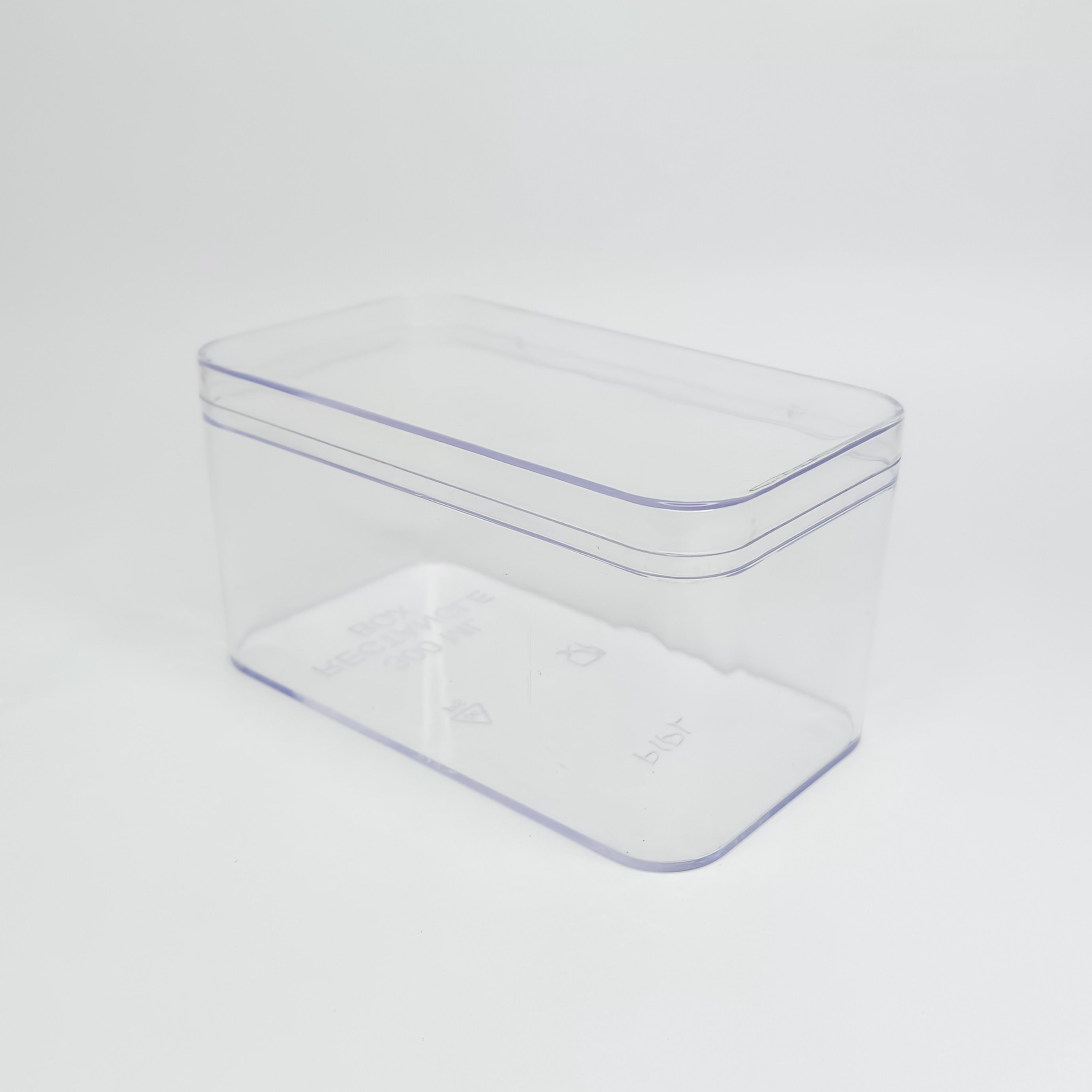 Cake Box Clear Acrylic Plastic tub BT161