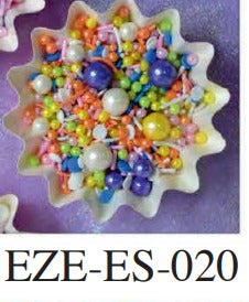 ES020 Multicolour Sugar Sprinkles Mix – Decorative Cake Toppings (100 gm)